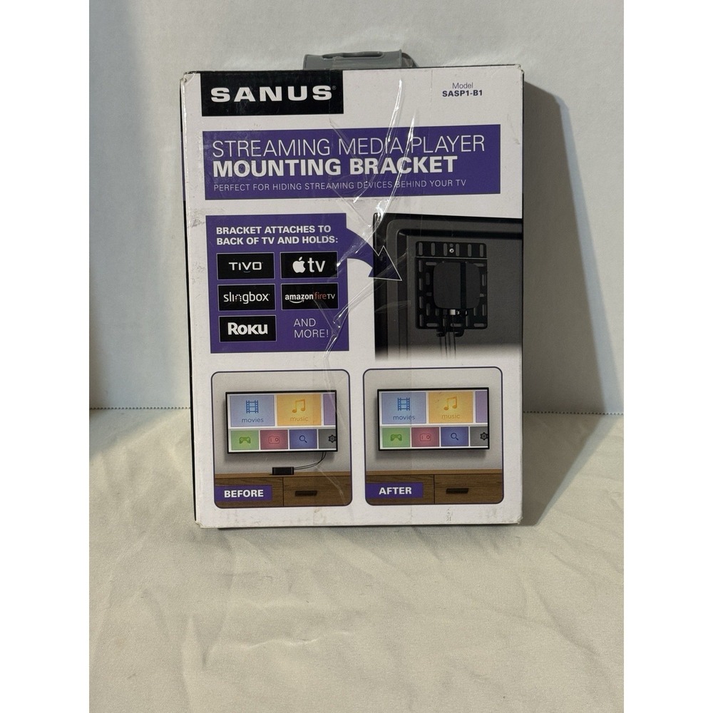 Sanus SASP1-B1 Streaming Media Player Mounting‎ Bracket - Black